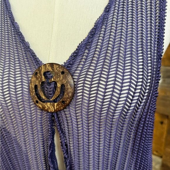 Paradise swimsuit coverup in purple XL - Picture 12 of 15